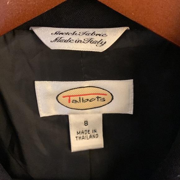 Talbots Navy Wool Blazer - Picture 2 of 4
